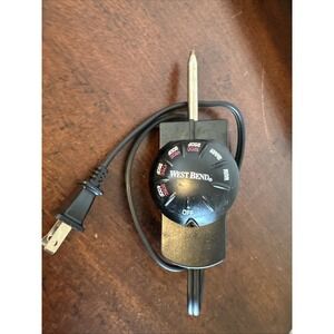 West Bend WB #7 Control Temperature Heat Cord Probe E84820-78TT0012C-1500W 120v